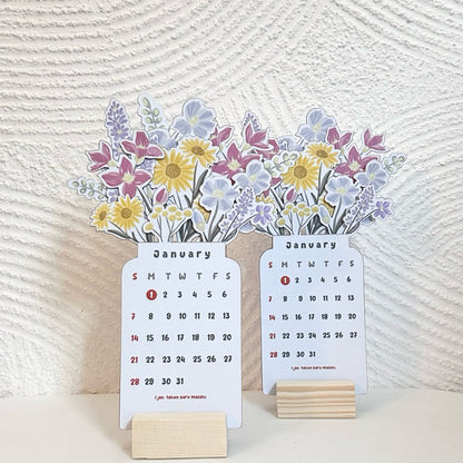 🌷Best Christmas Gift🎁--2025 Bloomy Flowers Desk Calendar📅