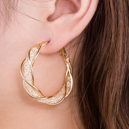 💕-S925 Fashion Twist Earrings