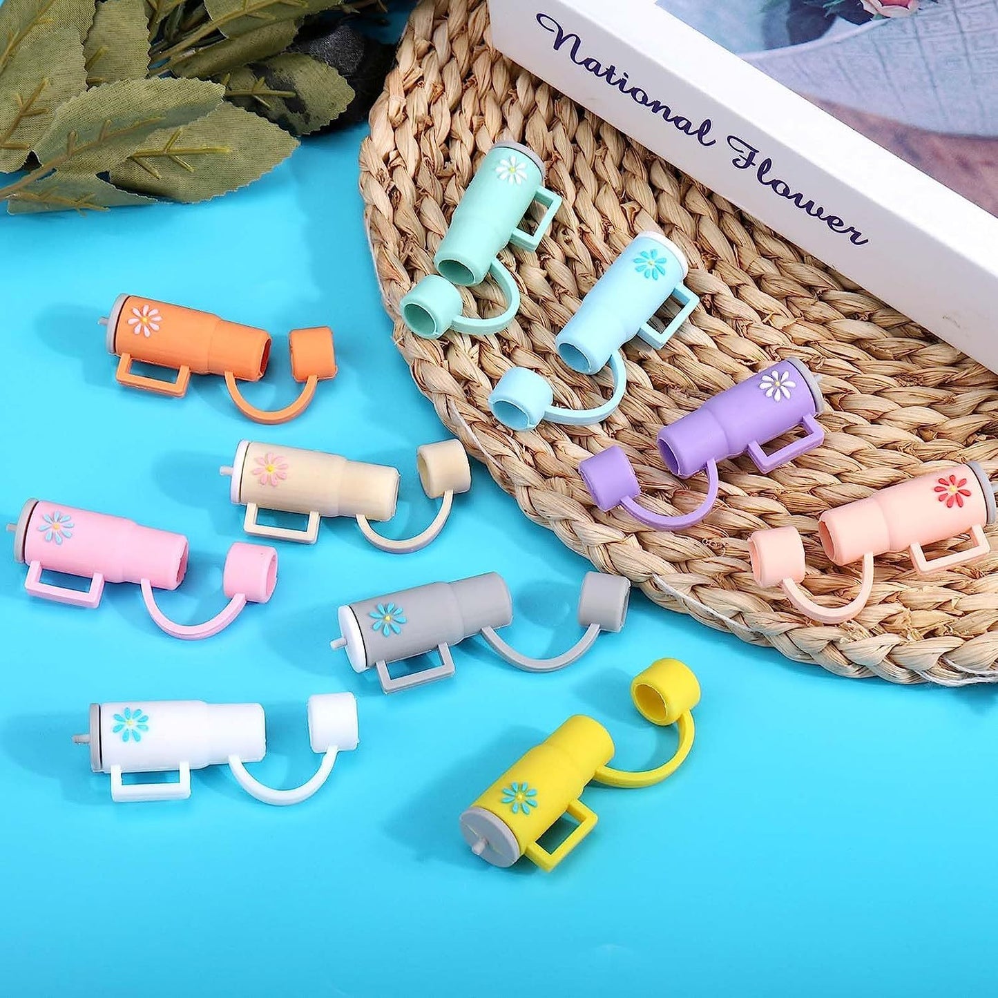 🥤2024 Silicone Straw Topper