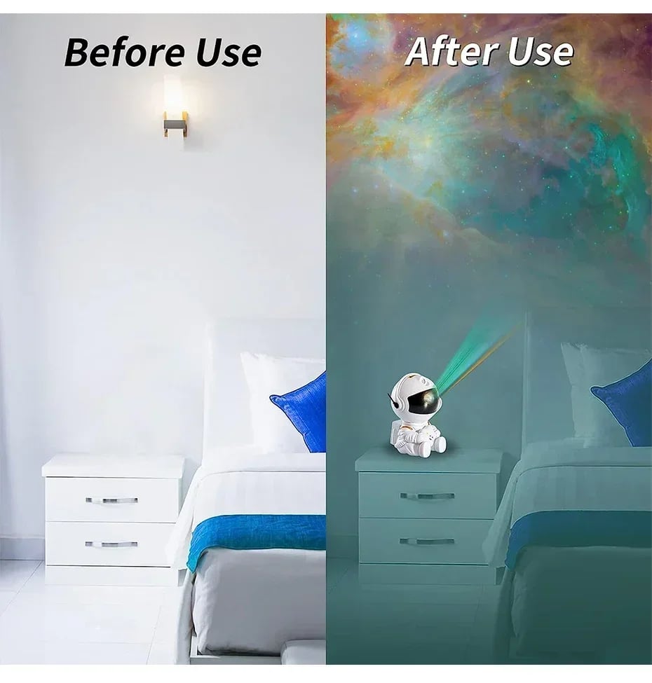 ❤️‍🔥HOT SALE 49% OFF❤️‍🔥Astronaut nebula nightlight
