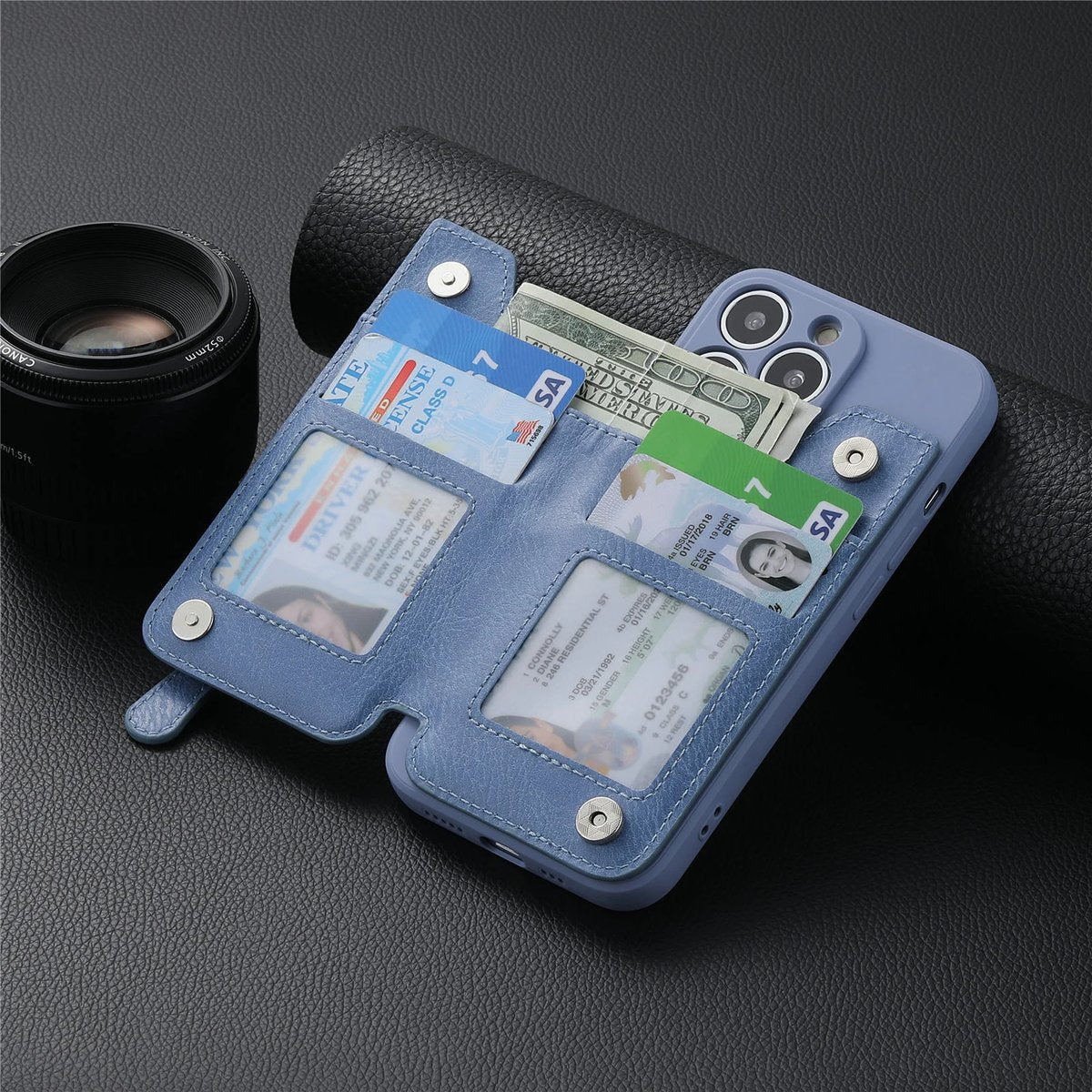 🔥Magnetic Liquid Silicone Shell With Zipper Wallet