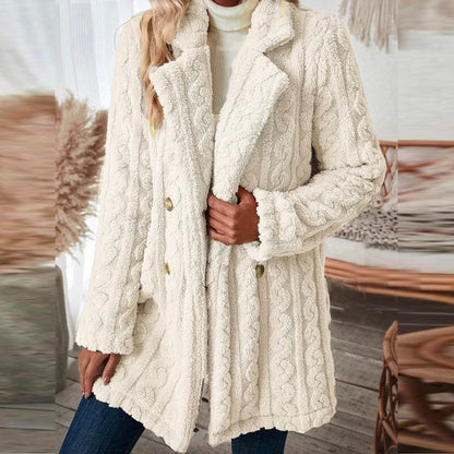 Women's Winter Textured Warm Coat
