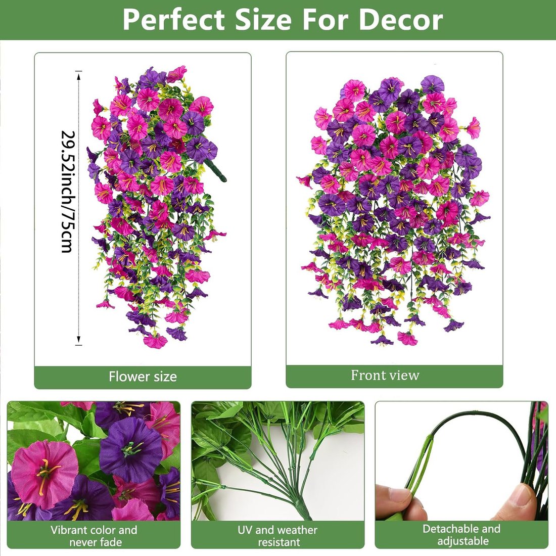 💖Mother's Day Hot Sale 49%OFF🌺UV Resistant Hanging Artificial Morning Glory Vine