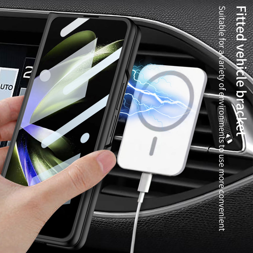 Premium All-inclusive Magnetic MagSafe Phone Case With Back Screen Protector For Galaxy Z Fold 5/4/3 5G
