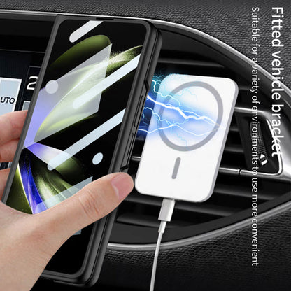 Premium All-inclusive Magnetic MagSafe Phone Case With Back Screen Protector For Galaxy Z Fold 5/4/3 5G