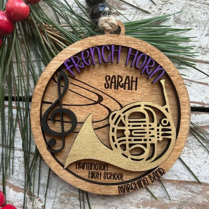 🎼Personalized Band Christmas Tree Ornament