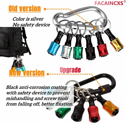 Portable drill bit holder