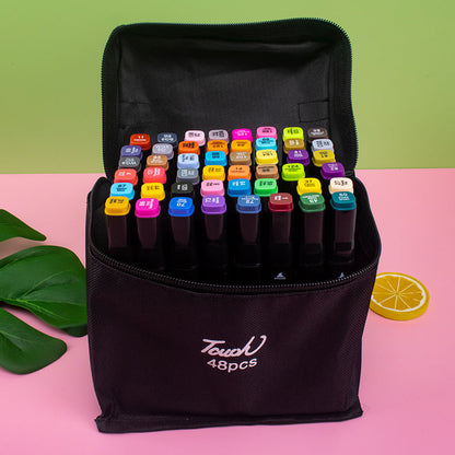 80 Colors Premium Dual Tip Markers Set with Carry Case