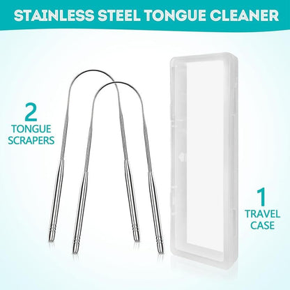 ✨LAST DAY ONLY 49% OFF🔥2 Pack Reduce Bad Breath U-Shape Stainless Steel