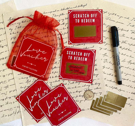 🎫DIY Scratch-Off Love Voucher Cards