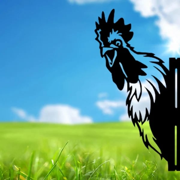 🔥LAST DAY 70% OFF🎁Peeping Metal Farm Decor Garden Decor Animal Art