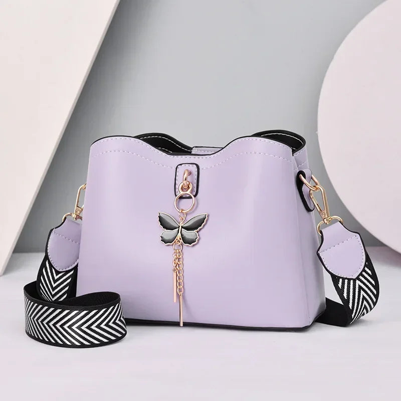 🔥Limitted Sale 🎁- Womens Butterfly Bucket Crossbody Bag