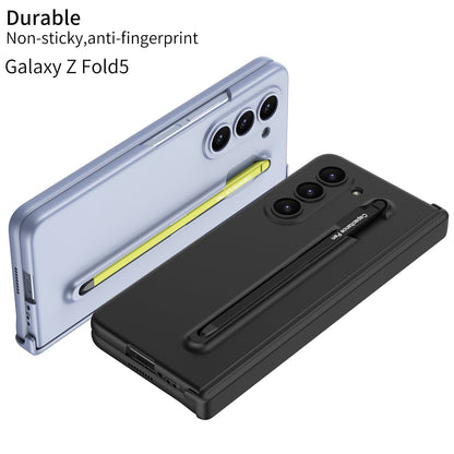 Magnetic Hinge Anti-fall Protective Phone Case With Pen Tray Shell and Film For Galaxy Z Fold5 Fold6
