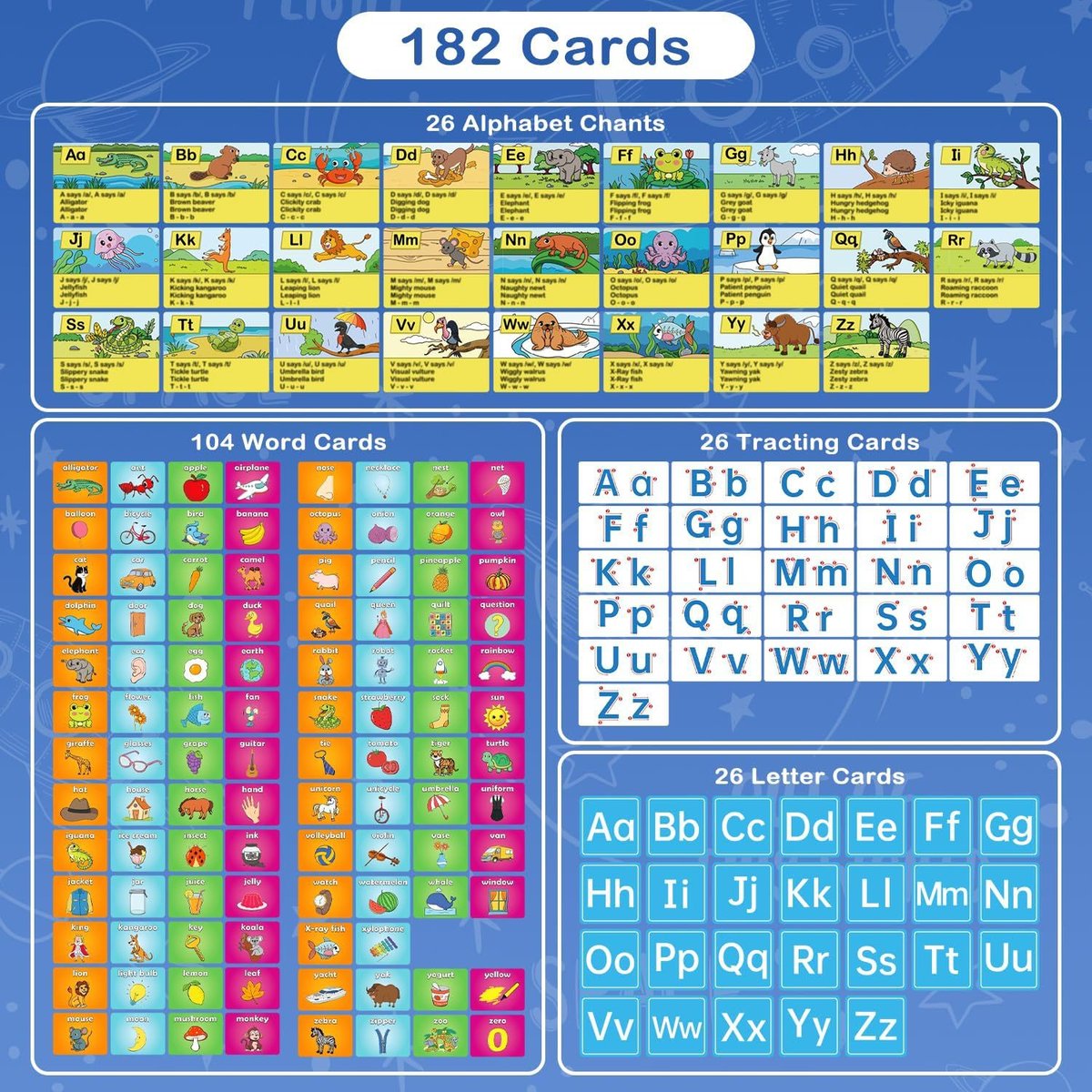 🔥LAST DAY SALE 📚Alphabet Learning Pocket Chart