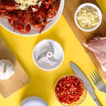 SAVE 48% OFF) Wireless Electric Food Processor