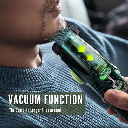 ✨Early Spring 49% OFF🔥Vacuum Beard Trimmer for Men