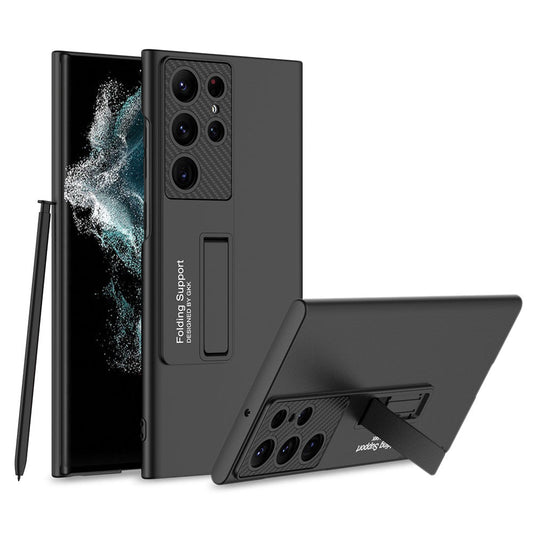 Ultra-thin Frosted Invisible Stand Cover For Galaxy S24 S23 S22 Ultra Plus