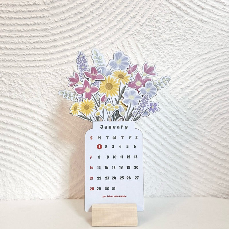 🌷Best Christmas Gift🎁--2025 Bloomy Flowers Desk Calendar📅