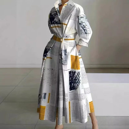 👗Limited 70%OFF💕What should I wear tomorrow?💕Women's Plain Lapel Shirt Wrap Dress