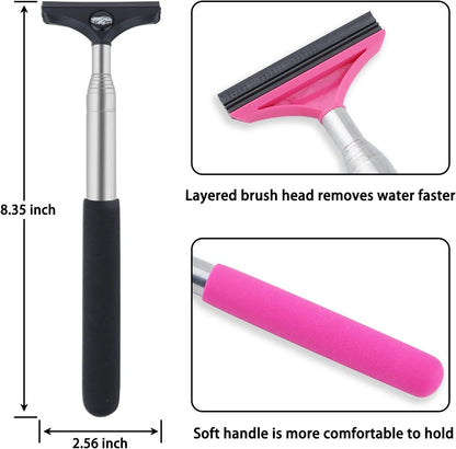 Rearview mirror wiper