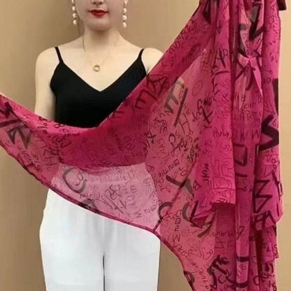 Women's Chiffon Medium-Length Thin Shirt