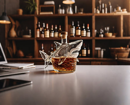 Shark Whiskey Bottle