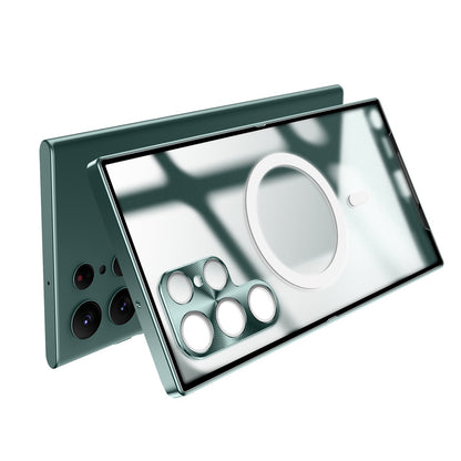 Magnetic Magsafe Metal Case for Galaxy S24 S23 S22 S21 Ultra Plus Note20 Ultra