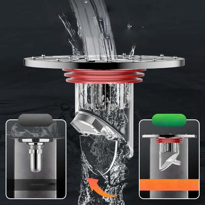 New gravity drainage and deodorant filter