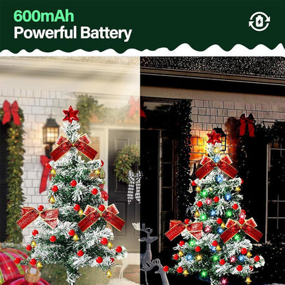 Solar Christmas Tree Garden Stake Lights