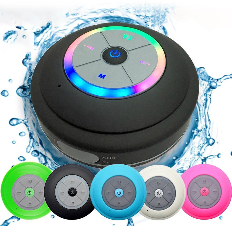 Last Day Special Sale🌈 Mini Bluetooth Waterproof Speaker with LED light🔊🎶