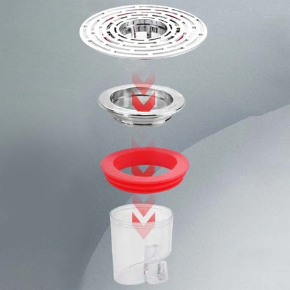 New gravity drainage and deodorant filter