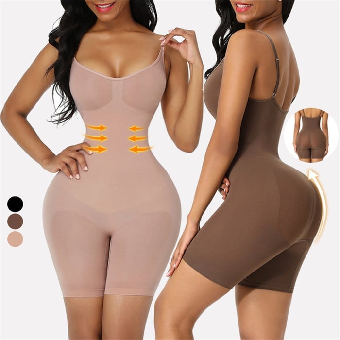 🎁Hot Sale 49% OFF⏳Tummy Control Body Shaper Thigh Slimmer Shorts Seamless Sculp✨