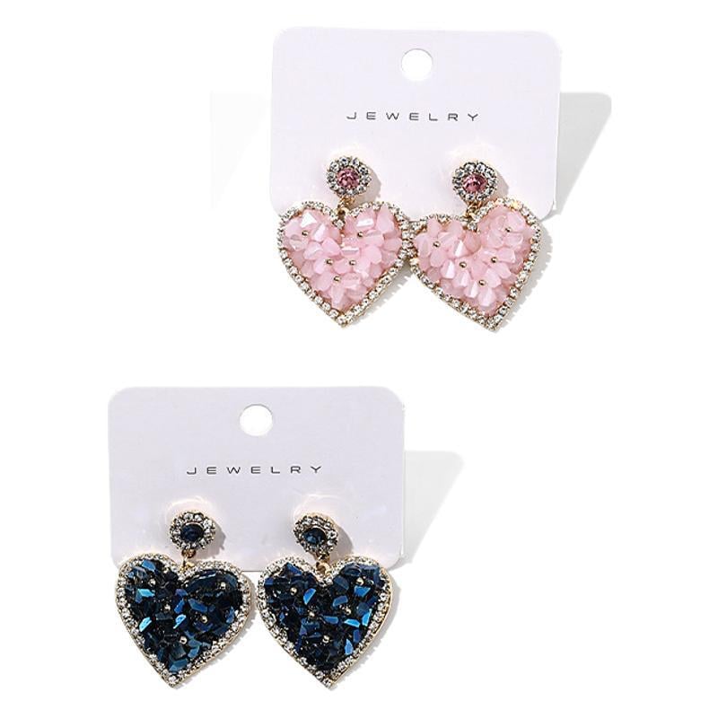 80% OFF Today Only! (4.8/5⭐⭐⭐⭐⭐)💕-Fashion Heart Earrings
