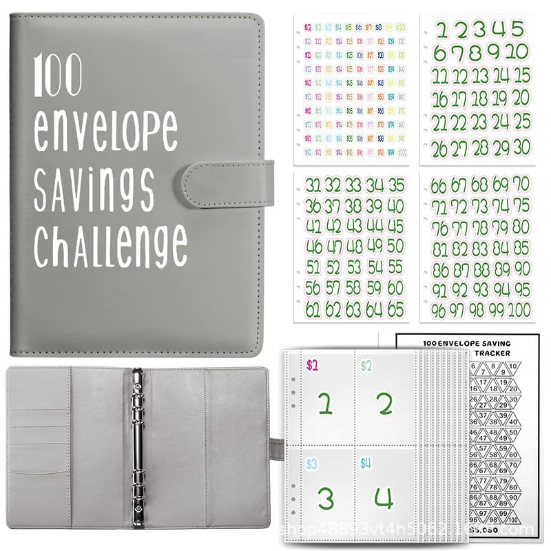 ✨Limited Time Discount✨- ✉️100 Envelope Challenge Binder | Easy And fun Way To Save Money