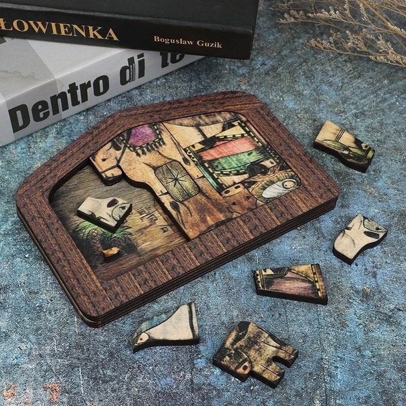 Nativity Puzzle Wooden Jesus Puzzles Set Jigsaw Game