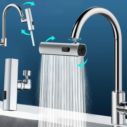 🔥3 in 1 360° Waterfall Kitchen Faucet