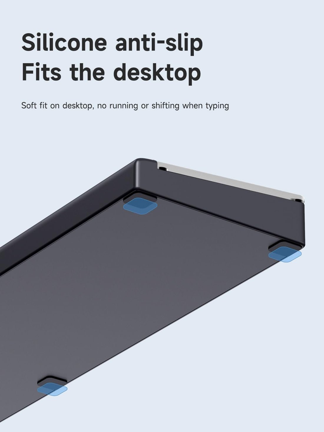 🔥Keyboard Wrist Rest Pad with Desktop Partition Storage Box