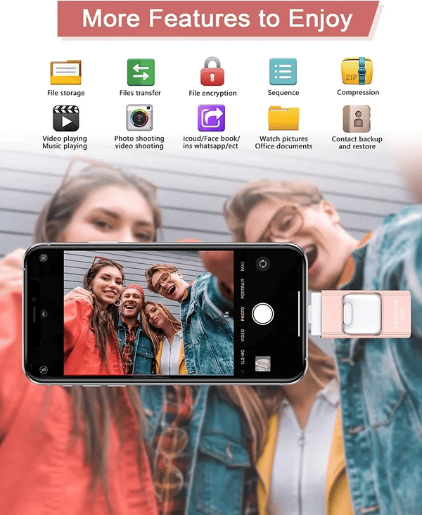 🔥4 In 1 High Speed USB Multi Drive Flash Drive⚡️
