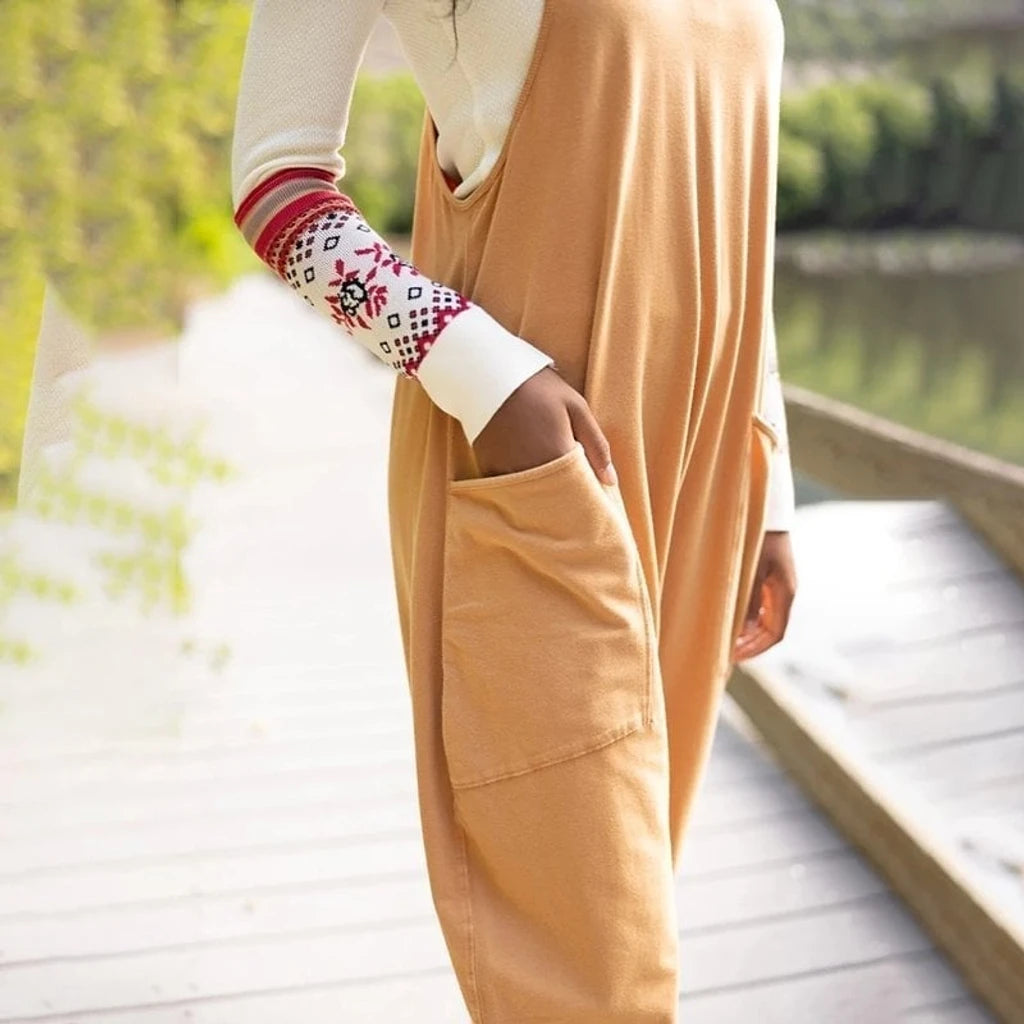 🔥Spring Promotion🔥Coverfrot Wide Leg Jumpsuit with Pockets