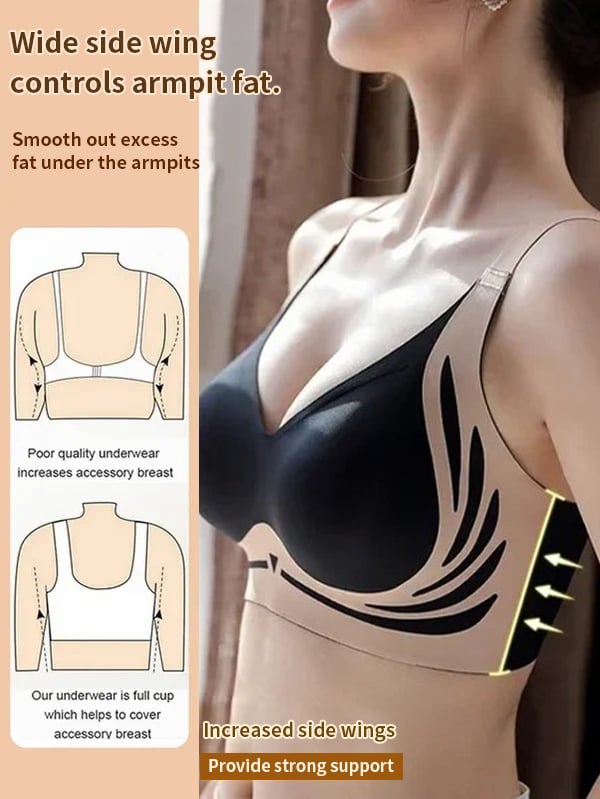🎁Last Day 49% Off - Super gather bra | Wireless Push-up Bra👍No more sagging breasts