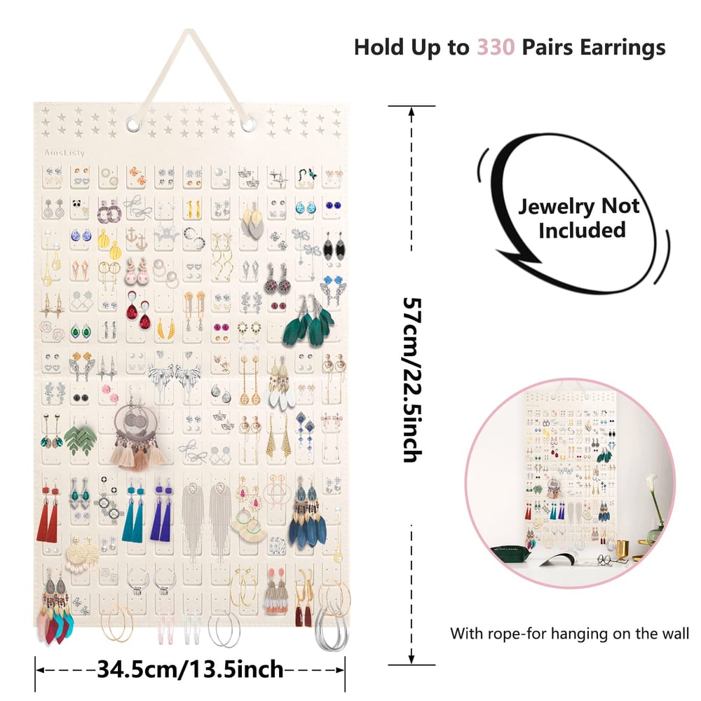 🔥2024 HOT SALE - Felt Hanging Jewelry Organizer