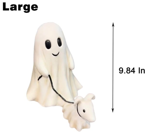 ✨2024 Ghost Walking Dog Statue 👻🔥（Buy more save more）