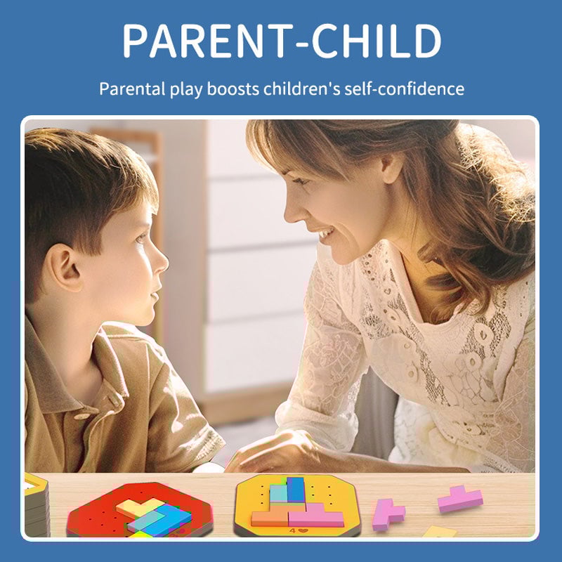 🔥LAST DAY SALE 49% OFF-👪Colorful Block Jigsaw Puzzle Game