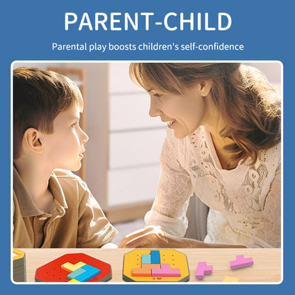 🔥LAST DAY SALE 49% OFF-👪Colorful Block Jigsaw Puzzle Game