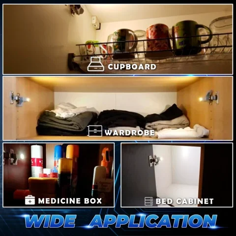 🔥Last Day 70% OFF🔥Smart Touch Sensor Cabinet LED Light