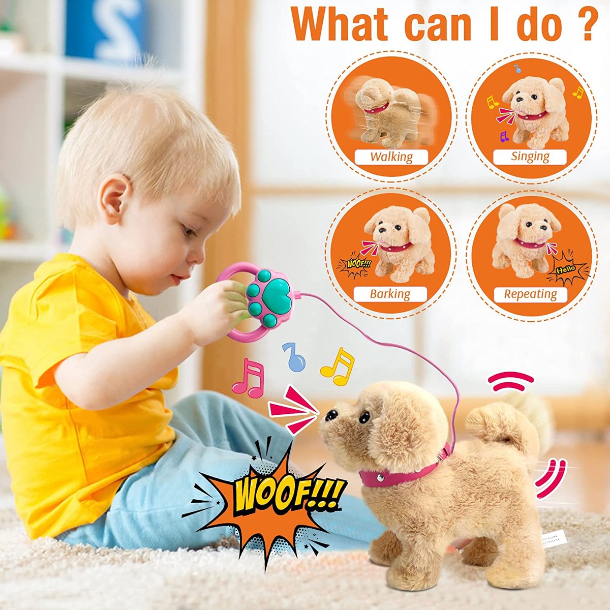 🐕Electronic Interactive Plush Puppy Toy