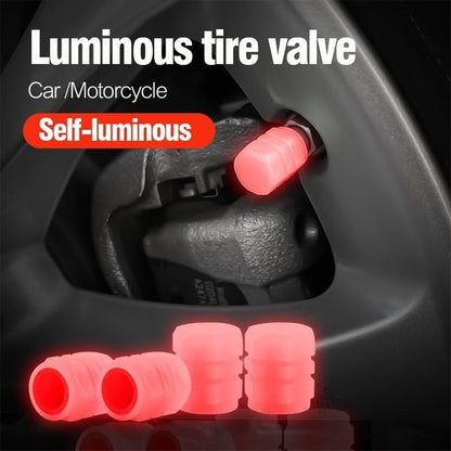 🔥HOT SALE 49% OFF🔥FLUORESCENT TIRE VALVE CAPS
