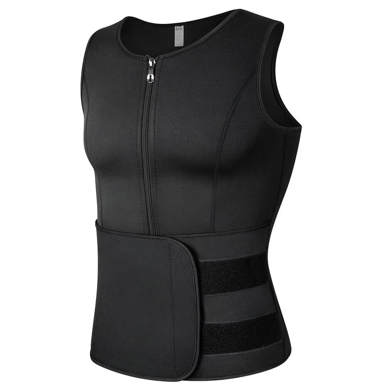 Men Body Shaper Waist Trainer Sauna Suit Sweat Vest Tank Tops Shapewear