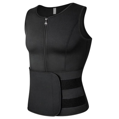 Men Body Shaper Waist Trainer Sauna Suit Sweat Vest Tank Tops Shapewear