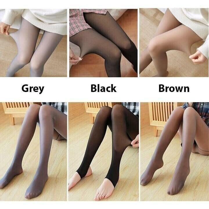 🔥 Last Day 49% OFF🔥Translucent Warm Lined Elastic Tights🥻